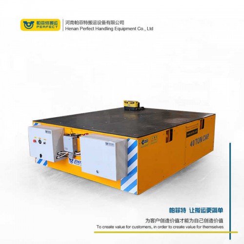 50噸電動(dòng)平車搬運(yùn)通訊終端設(shè)備運(yùn)輸車無軌過跨車