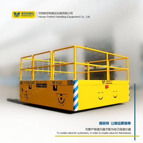 轉彎車生產廠家橡膠臺面V型架無軌大噸位轉運車無軌過跨車