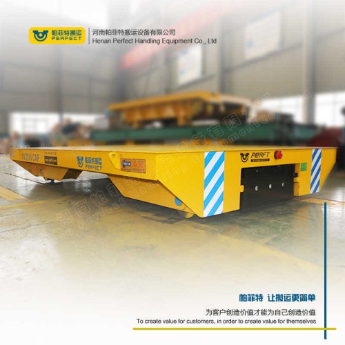 帕菲特蓄電池供電軌道電瓶搬運平車液壓升降石油設備運輸電動平車