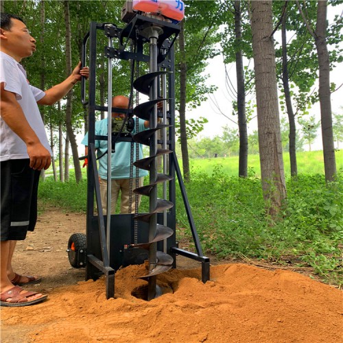 電線桿挖坑機栽桿打洞機器