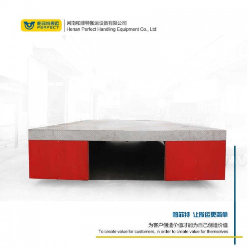 轉運鋼管搬運石油通零部件地軌平軌道搬運車車軌道電動平板車