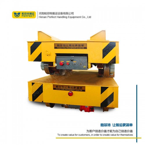 供應軌道式車間物料轉運車|大噸位工件搬運電動平車蓄電池工具車