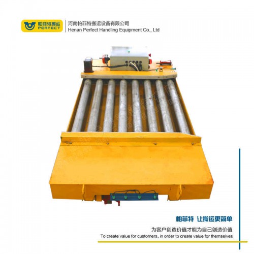 廠家直銷10噸低壓軌道供電轉運平車 噴漆房高溫地軌小車可定制