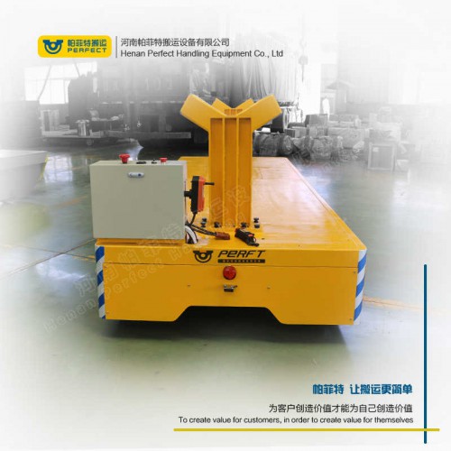 貨物運輸 平板動力軌道車 100噸承重?zé)o軌轉(zhuǎn)運車 行車過跨運輸