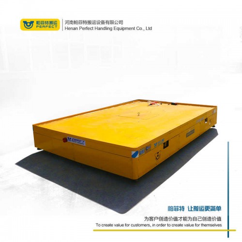 遙控器控制 平板動力軌道車 45噸載重廠區轉運車 車間轉運設備