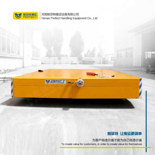 遙控器控制 平板動力軌道車 250噸承重手動平板車 行車過跨運輸