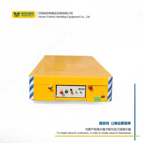 遙控器控制 平板動力軌道車 100噸承重?zé)o軌轉(zhuǎn)運車 行車過跨運輸