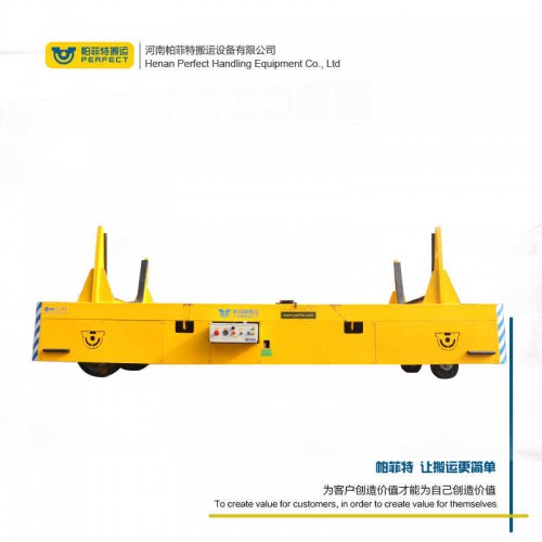 遙控器控制 平板動力軌道車 45噸載重廠區(qū)轉(zhuǎn)運(yùn)車 行車過跨運(yùn)輸