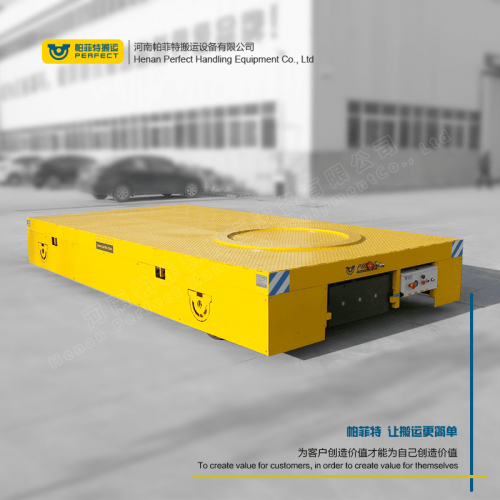 貨物運輸 平板動力軌道車 100噸承重無軌轉運車 廠家直銷