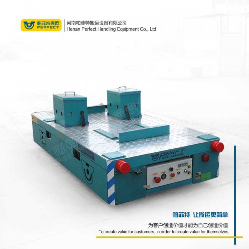遙控器控制 自動(dòng)化軌道平車 70噸承重新能源電動(dòng)平車 行車過跨運(yùn)輸