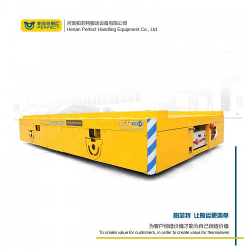 貨物運輸 自動化軌道平車 70噸承重新能源電動平車 行車過跨運輸