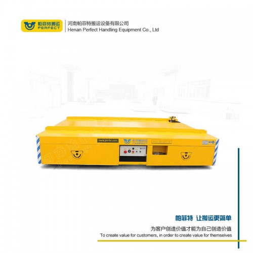 遙控器控制 橫移電動平車 50噸電動軌道轉盤 車間轉運設備