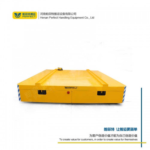 拉運平把車 軌道搬運車 75噸載重液壓轉向無軌車 車間轉運設備