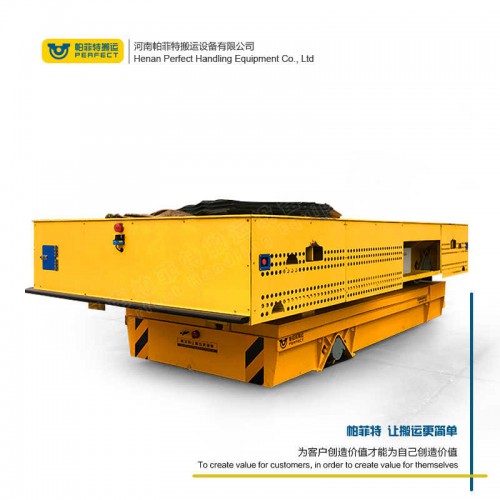 貨物運輸 鋼卷過跨車 60噸大型鋼卷電動平車 行車過跨運輸