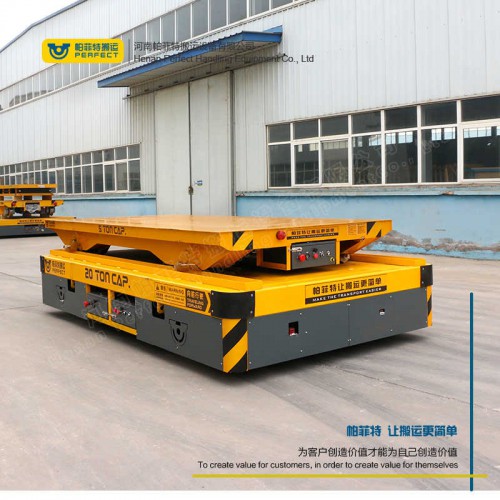 貨物運輸 平板動力軌道車 75噸載重液壓轉向無軌車 廠家直銷