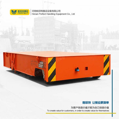 拉運平把車 自動化軌道平車 150噸軌道式電瓶車 行車過跨運輸