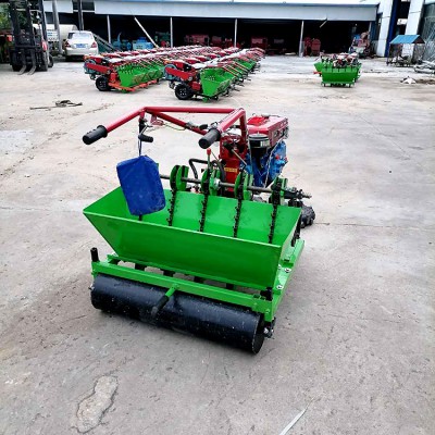 大蒜播種機 雙行人力種蒜機 自走式5行大蒜播種機