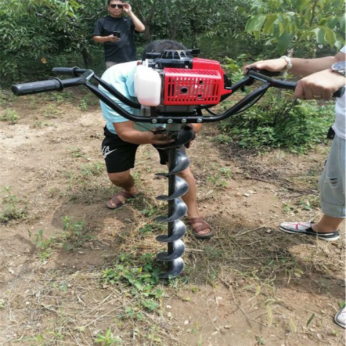 輕便式土地鉆 地面鉆孔機工程打洞視頻