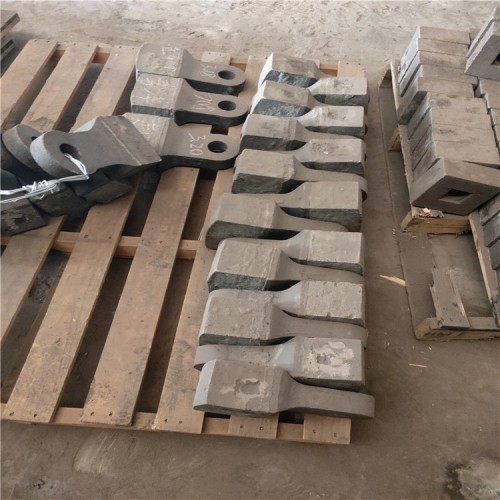 耐磨破碎機鉻合金雙金屬熱復合錘頭 鵝卵石碎石機甩錘制砂機