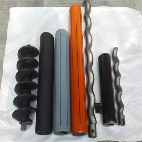 砂漿噴涂機(jī)小螺旋噴漿機(jī)定子轉(zhuǎn)子水泥輸送泵膠套螺旋軸原廠配件