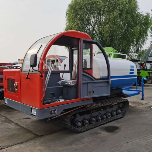 小型履帶灑水車廠家 移動式橡膠履帶環保灑水車價格