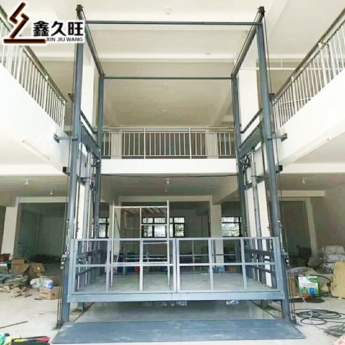 定制防墜液壓貨梯 廠房倉(cāng)庫(kù)2噸簡(jiǎn)易貨梯