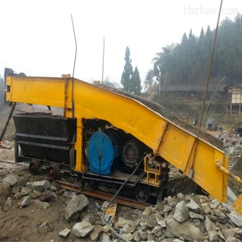 大坡度礦洞出料裝巖機 可分體耙斗裝巖機安裝方便