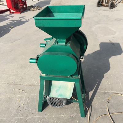 花生米破碎機 糧食破碎機 四六八瓣高粱對輥粉碎機