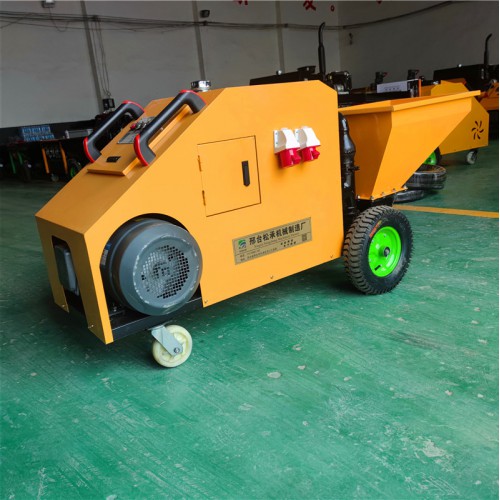 小型快速砂漿噴涂機(jī)  新型柱塞式噴涂機(jī)雙杠 全自動噴涂機(jī)