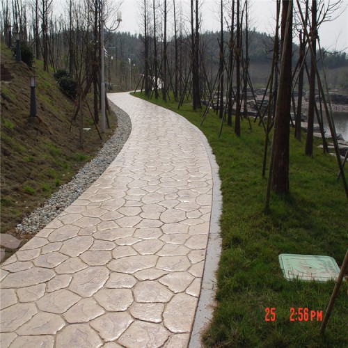 混凝土 室內外彩色混凝土路面