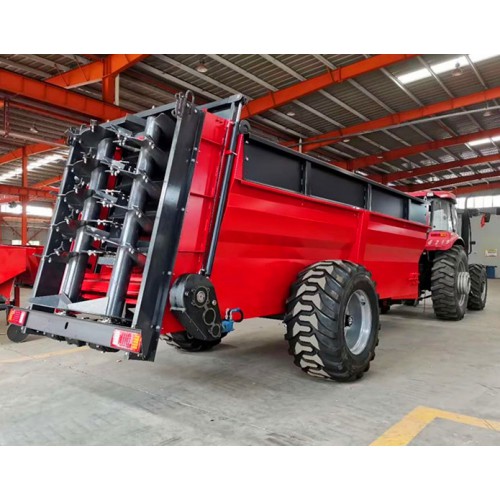 現(xiàn)貨供應(yīng)絞龍雙豎破碎撒糞機(jī)-山東牛糞撒肥車