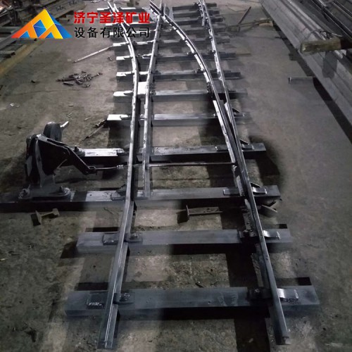 供應煤礦用單開道岔 左開右開道岔