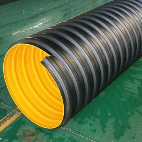 pe鋼帶螺旋管 pe鋼帶增強螺旋管