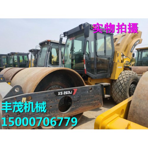 佳木斯二手洛陽26噸壓路機 二手膠輪壓路機7-9成新供應