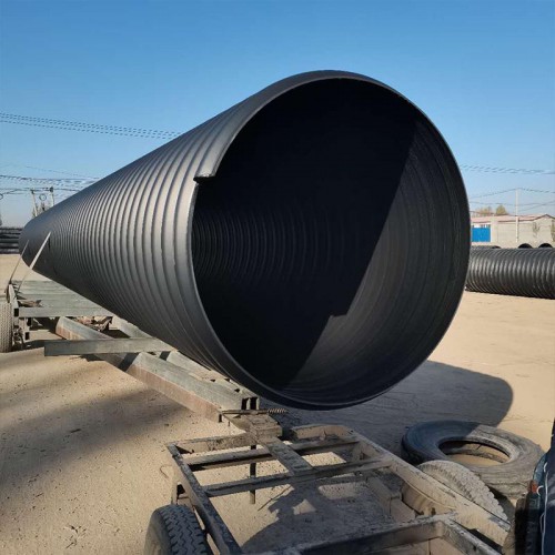 鋼帶螺旋波紋管 HDPE鋼帶增強螺旋波紋管