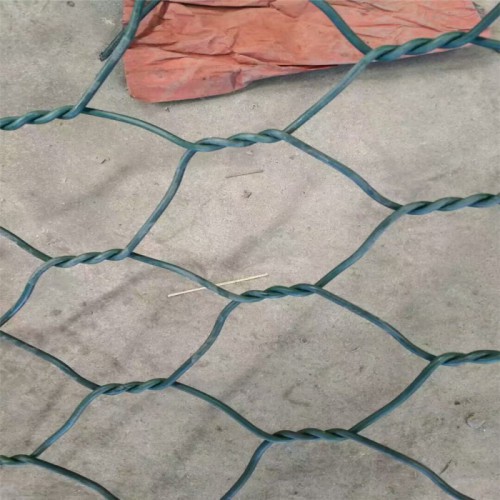 PVC石籠網3.4內絲 4.5邊絲現貨 鉛絲網箱水利工程專用