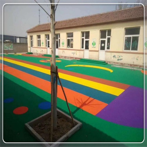 EPDM塑膠面層 幼兒園塑膠跑道 幼兒園塑膠地面