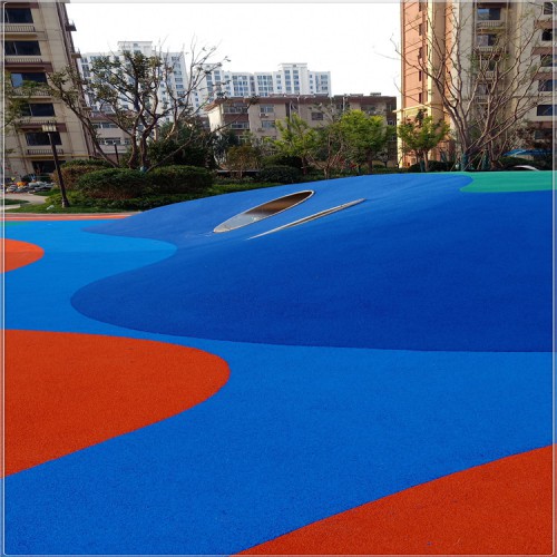 小區橡膠跑道 兒童樂園橡膠地墊