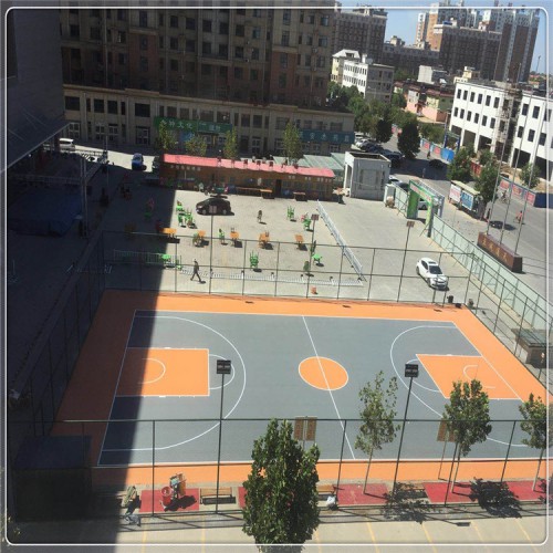 籃球場塑膠地板 室外籃球場地膠 籃球場地面塑膠鋪裝