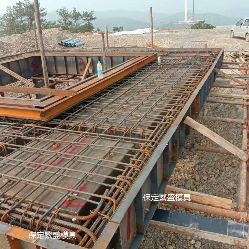 繁盛預制箱變基礎模板 箱變基礎模具 風電基礎定型鋼模板廠家