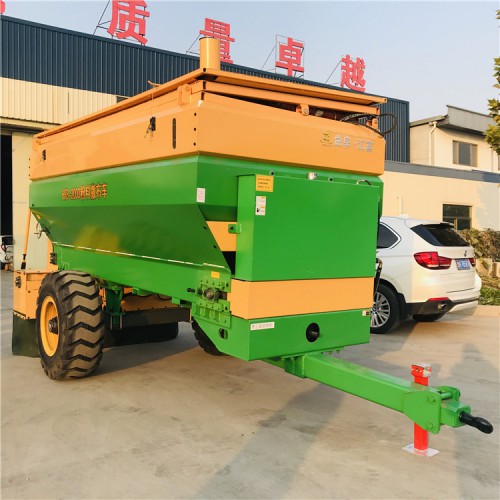 生石灰撒布機 修路白灰撒料車