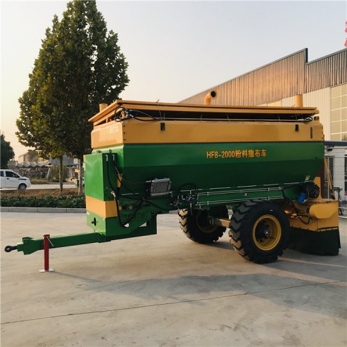 修路用白灰鋪灰機 水泥粉料撒布車