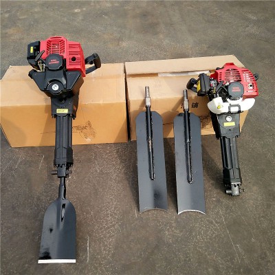 汽油鎬移樹機(jī) 輕便二沖程斷根起樹機(jī) 園林苗木移栽機(jī)