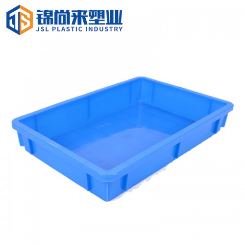 塑料周轉箱 江蘇錦尚來 零件存放4號長方形淺盤 工廠現貨