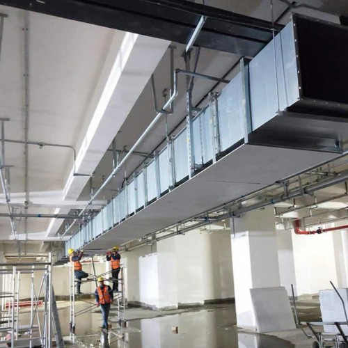 環(huán)保耐火硅酸鹽風(fēng)管防火板 盛世風(fēng)管外包硅酸鹽防火板