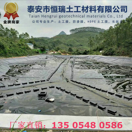 地坪防滲地面防滲用1.0mmHDPE土工膜