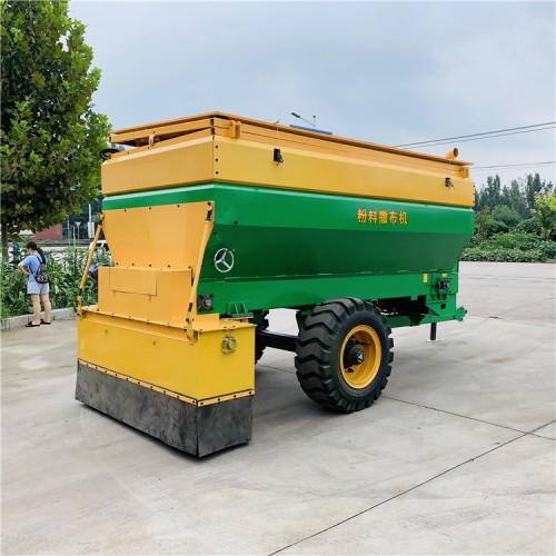 撒白灰用的路面撒灰機 牽引式粉料撒布車