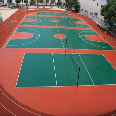 硅PU球場  硅pu網球場   羽毛球場