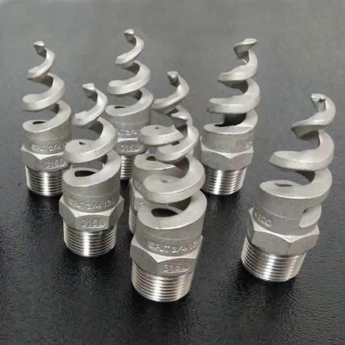6分內螺旋噴嘴 pp螺旋噴嘴噴頭 法蘭螺旋噴頭生產廠家定制