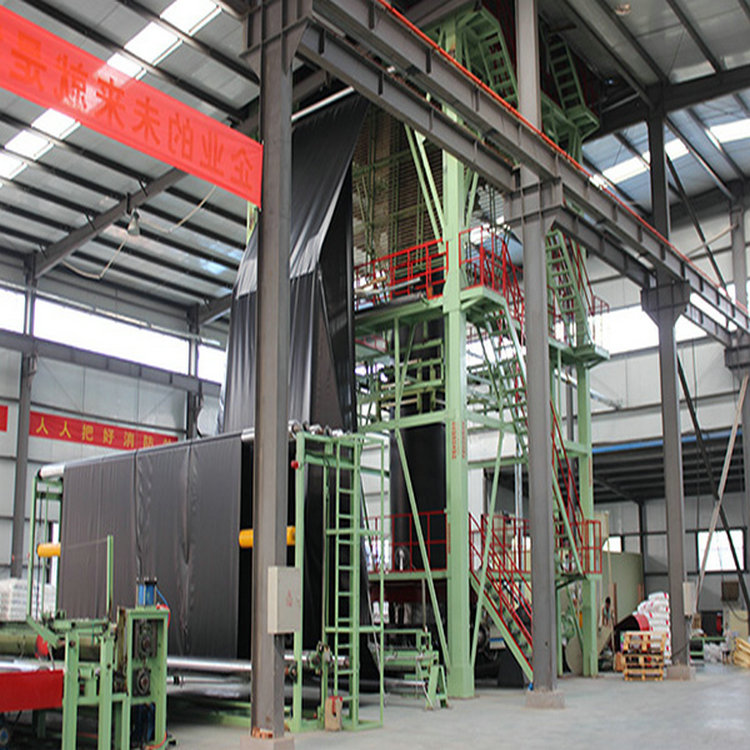 泰安畜牧業沼液池毛面HDPE土工膜 hdpe土工膜報價 0.5mm土工膜幅寬6米